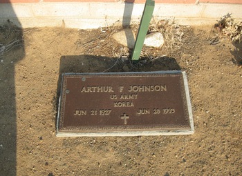 Johnson,   Arthur Franklin gravesite