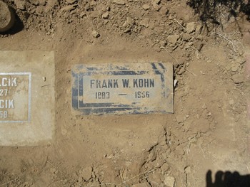 Kohn,   Frank W. gravesite