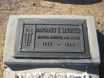Leighter,   Margaret Eleanore gravesite