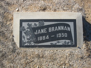 Brannan,   Jane Charlotte gravesite