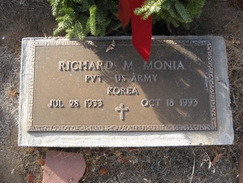 Monia,   Richard Martin gravesite