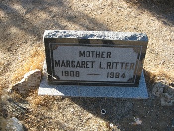 Ritter,   Margaret Louise gravesite