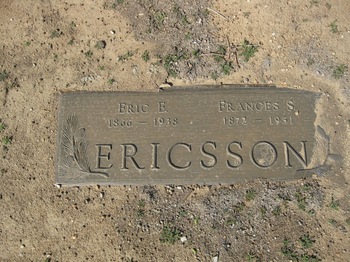 Ericsson,   Emil Eric gravesite