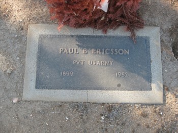 Ericsson,   Paul Bonner gravesite