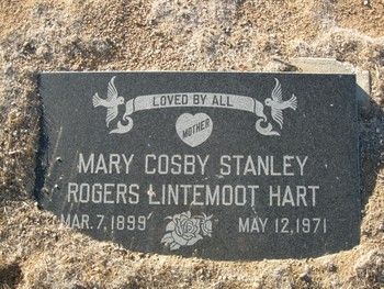 Hart,   Mary Cosby gravesite