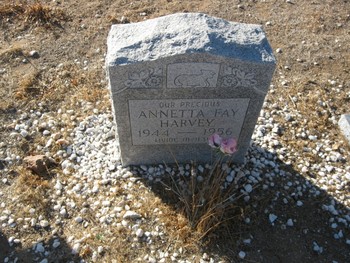 Harvey, Annetta Fay gravesite