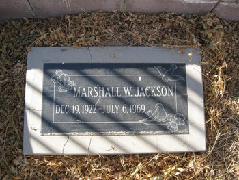 Jackson, Marshall W gravesite